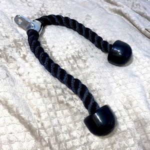 Rope cable machine attachment